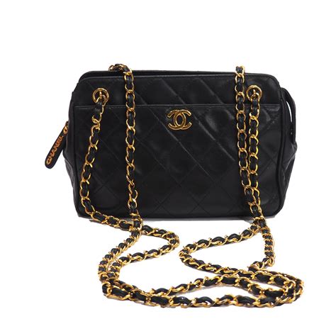 borsa chanel nera vintage